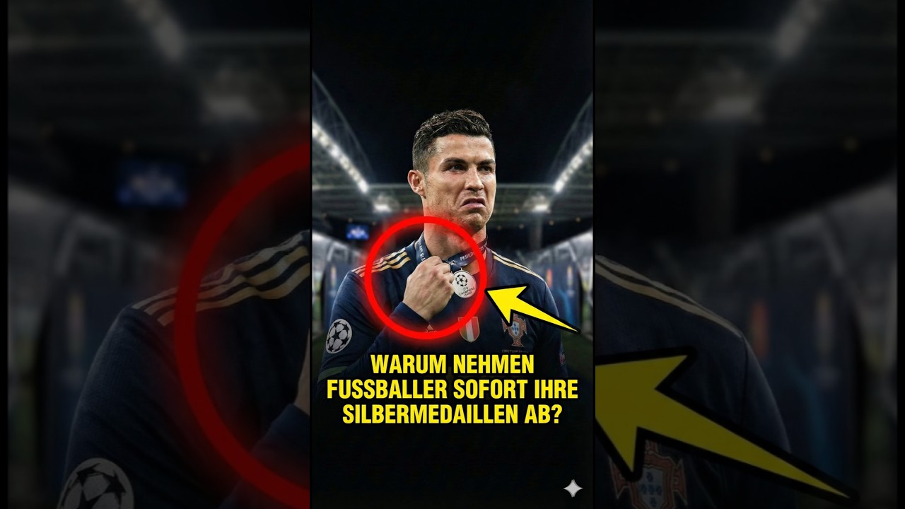 Warum nehmen Fu&szlig;baller ihre Silbermedaille sofort ab? 😳