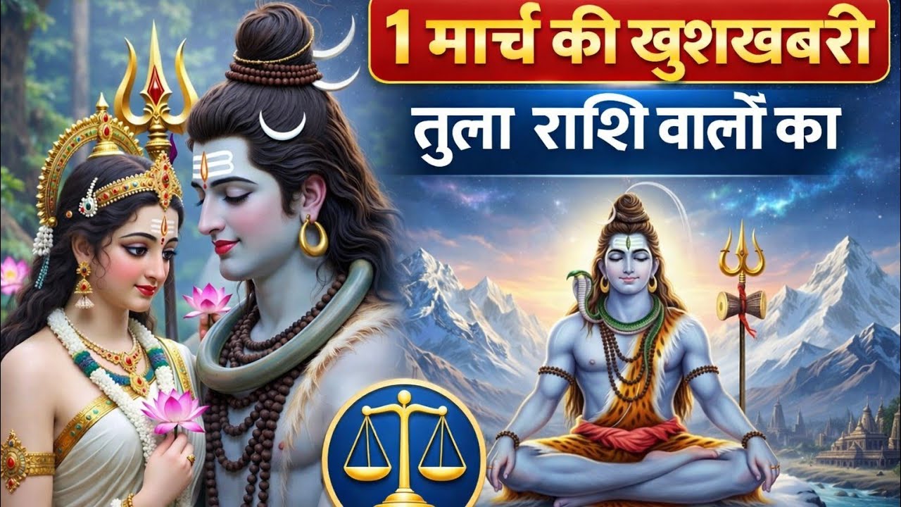 1 मार्च तुला राशि वालों के लिए खुशखबरी  ॥ Tula Rasi K Liye Khushkhabri ll #tranding #rasifal2026 