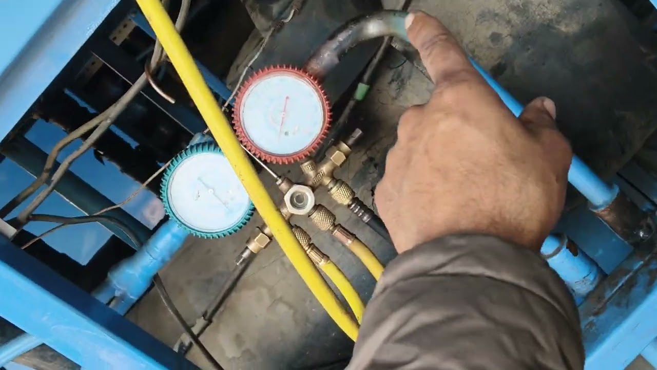 Reynold water cold  chiller  40TR  #airconditioner #chiller #compressor #vaccumpackmachine 