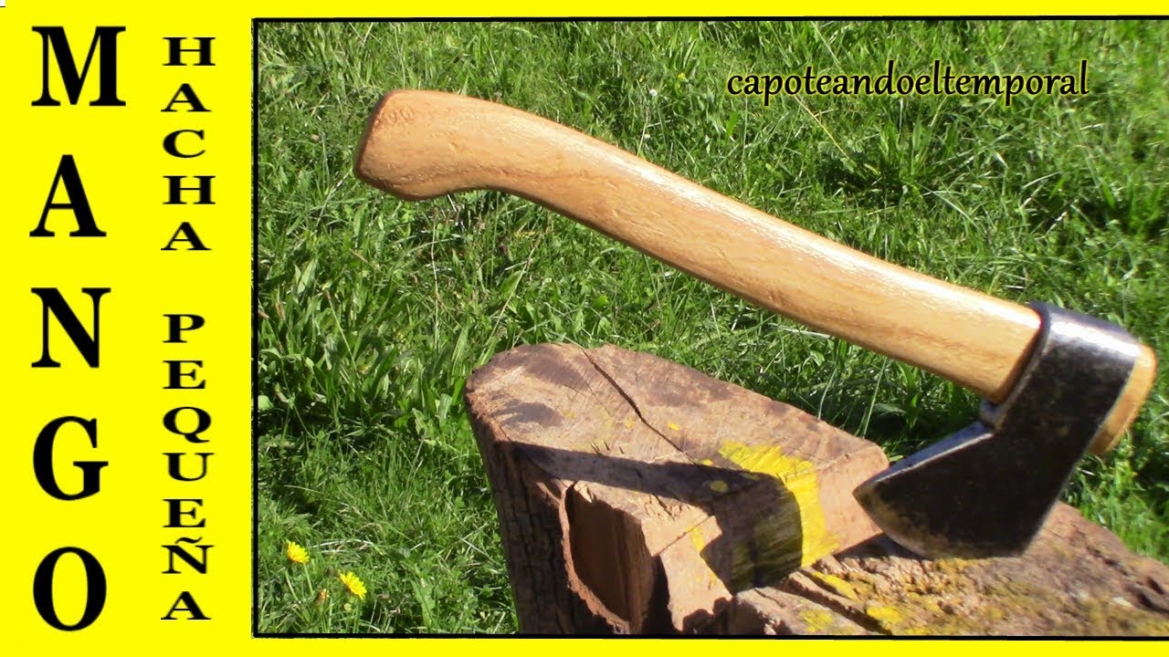 COMO HACER UN MANGO PARA HACHA PEQUEÑA BUSHCRAFT (DIY)