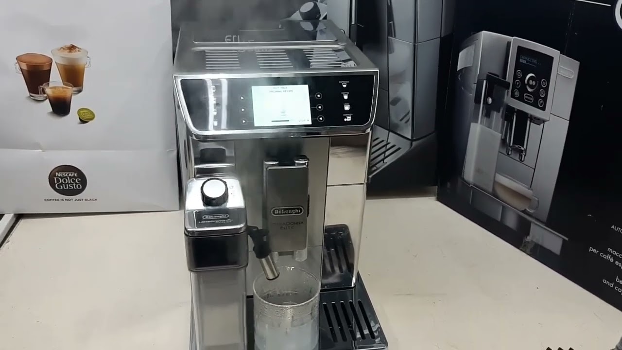 Delonghi PrimaDonna Elite ECAM650.85 Coffee Machine milk frothing  issue with  clear instructions