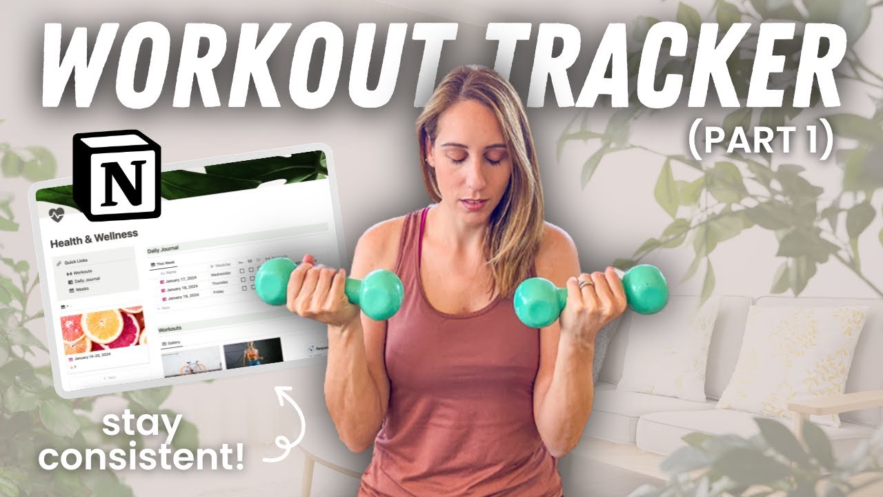 Easy-to-Build Notion Workout Tracker (Part 1) | Perfect for Beginners!