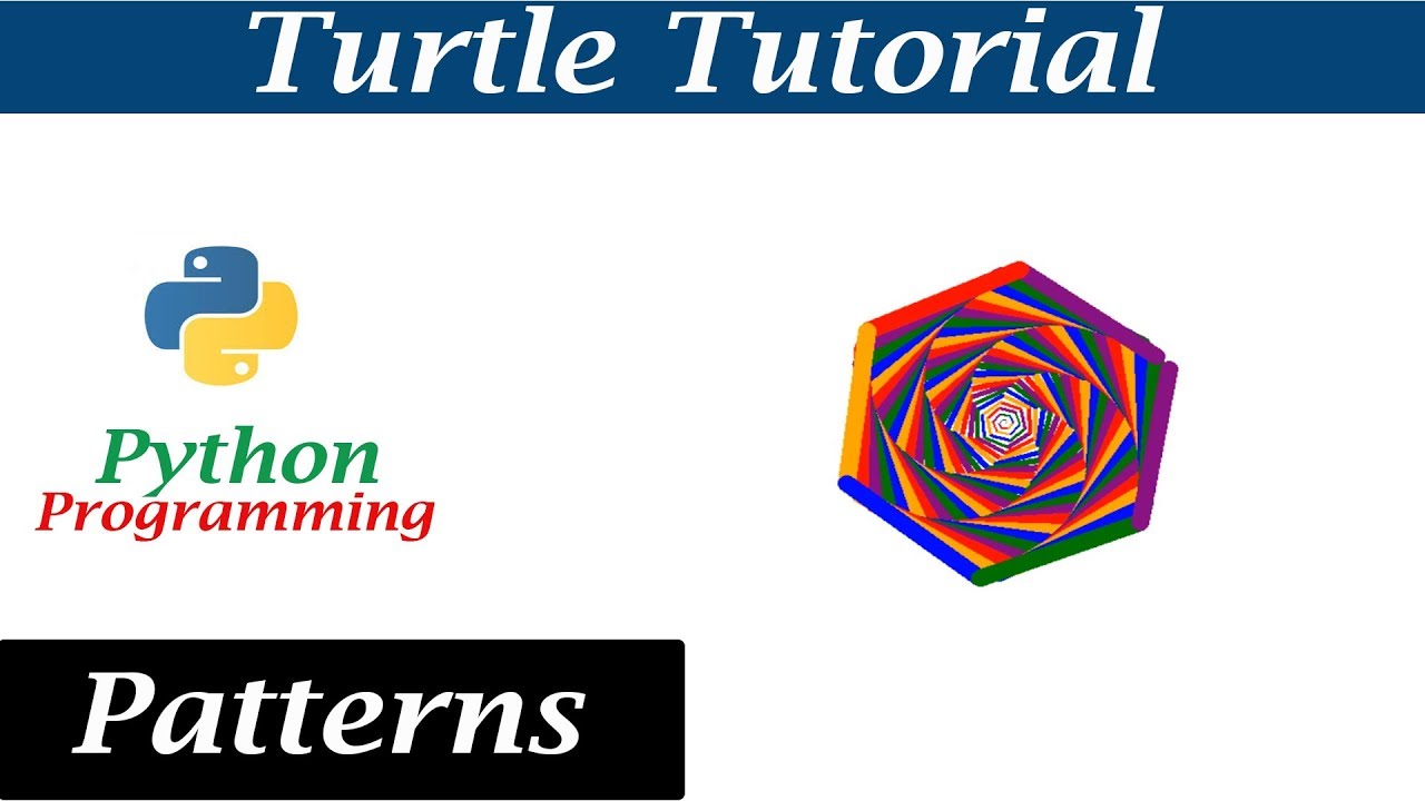 Графика Python Turtle - Pattern 2 | Рисование различных фигур