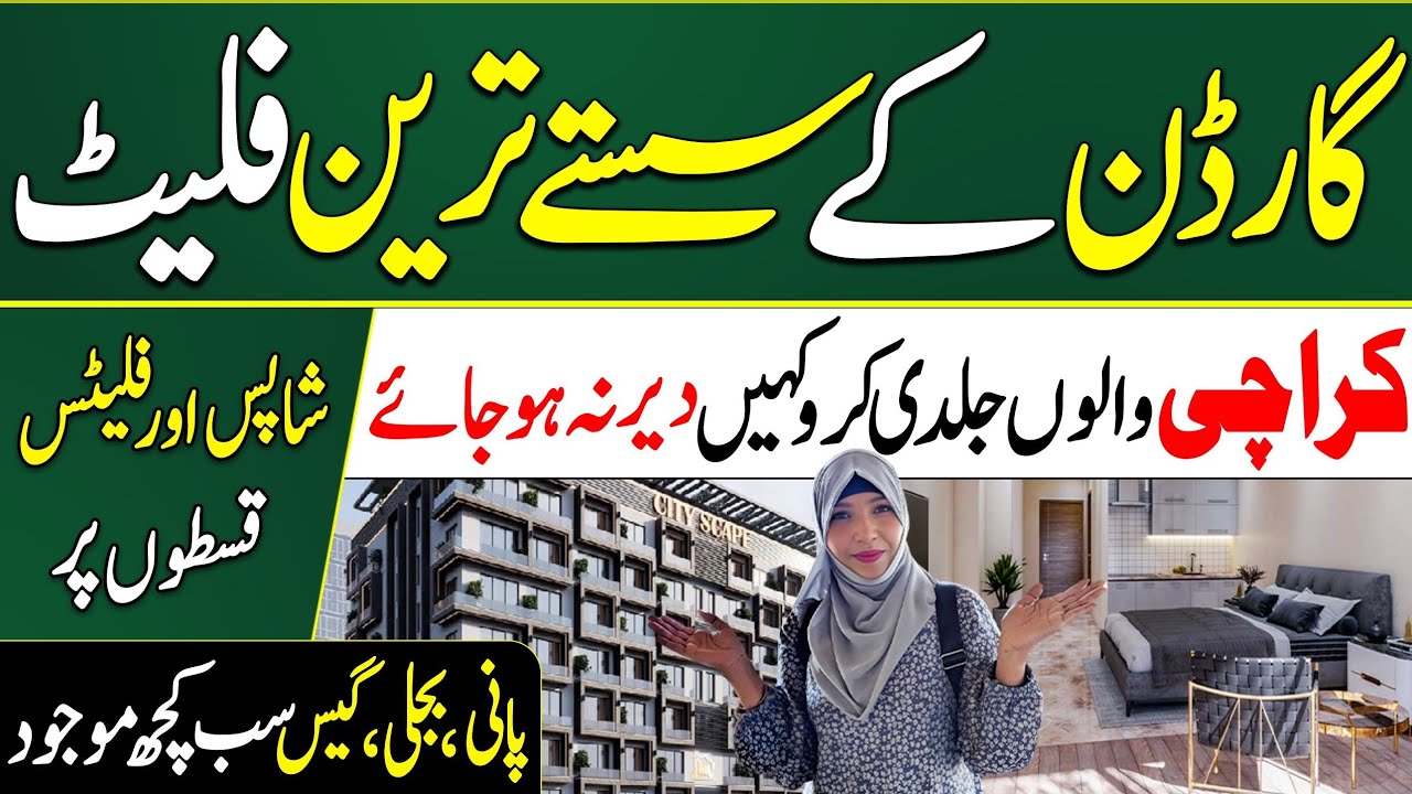 Karachi:Behtareen Flats Ab Installments Par|Flat on instalment in Karachi| Low cost flat