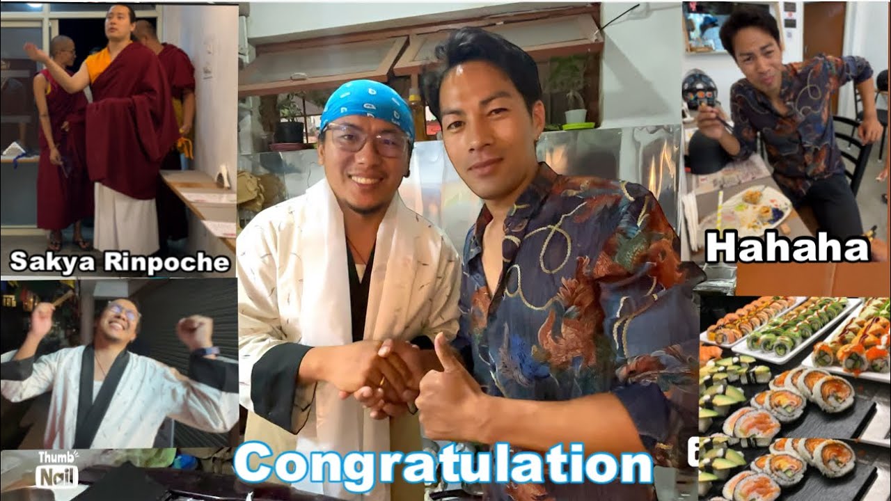 New Sushi Restaurant || First Time I Try || Restaurant Tour || Congratulation || Tibetan Vlogger