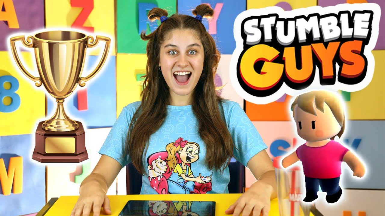 STUMBLE GUYS - GANHEI MINHA PRIMEIRA COROA | Mileninha
