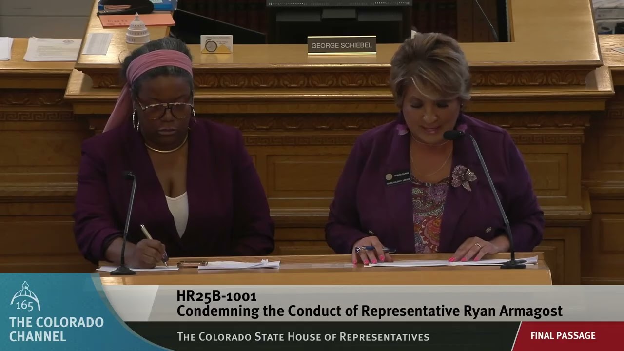 Watch my speech regarding HR25B-1001 Condemning the Conduct of Representative Ryan Armagost