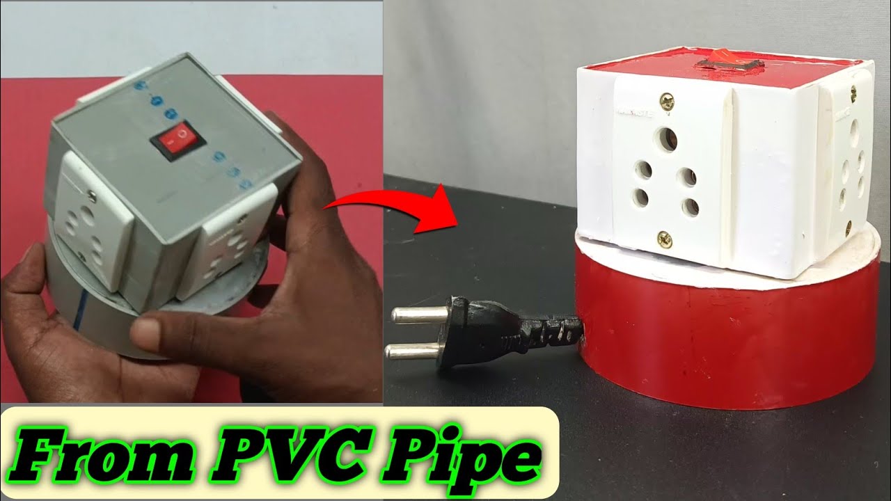 How To Make Extansion Bord ll From PVC Pipe ll