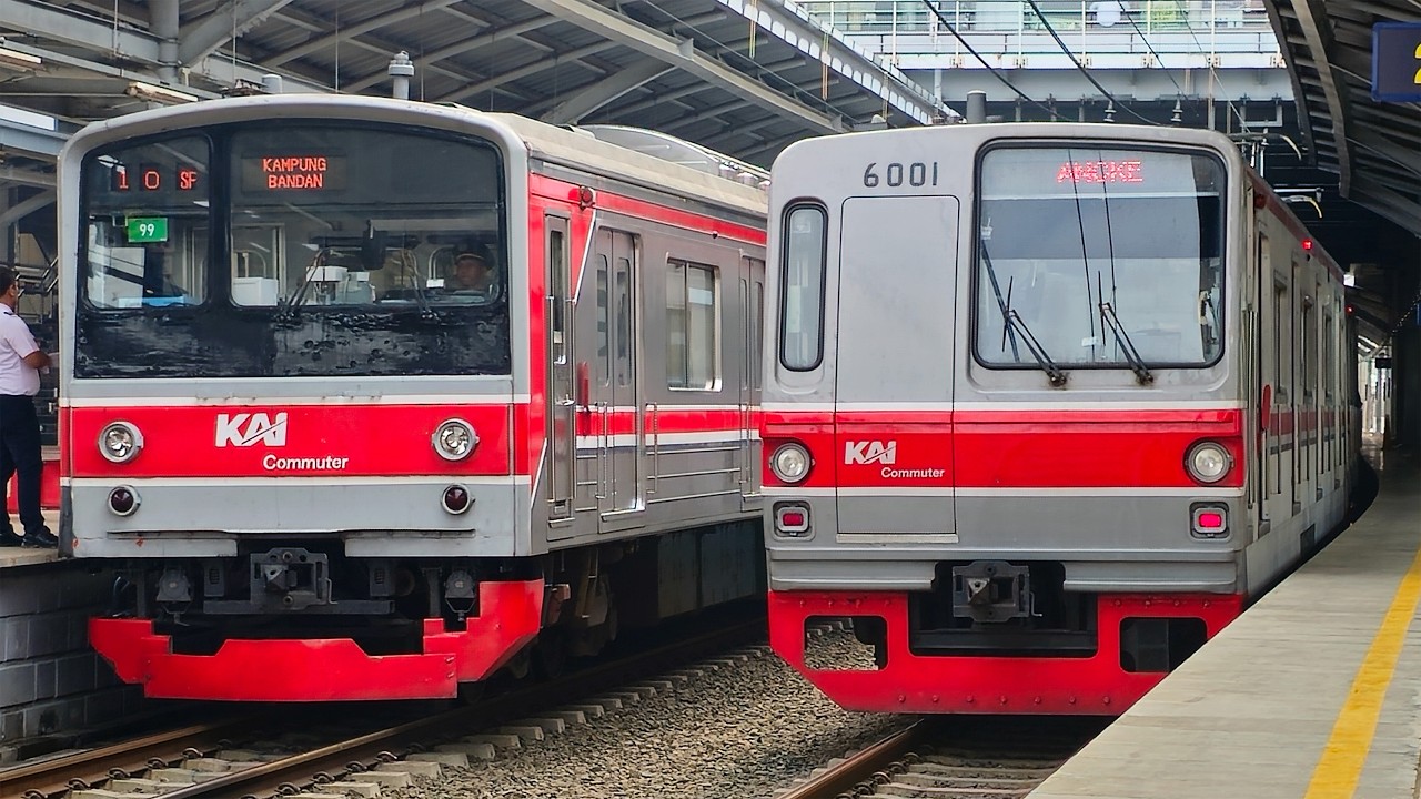 [4K] Stasiun Cikarang: Kompilasi Kereta JR 205, TM 6000, CLI-125, CC 206 | KRL Commuter Line (6/6)