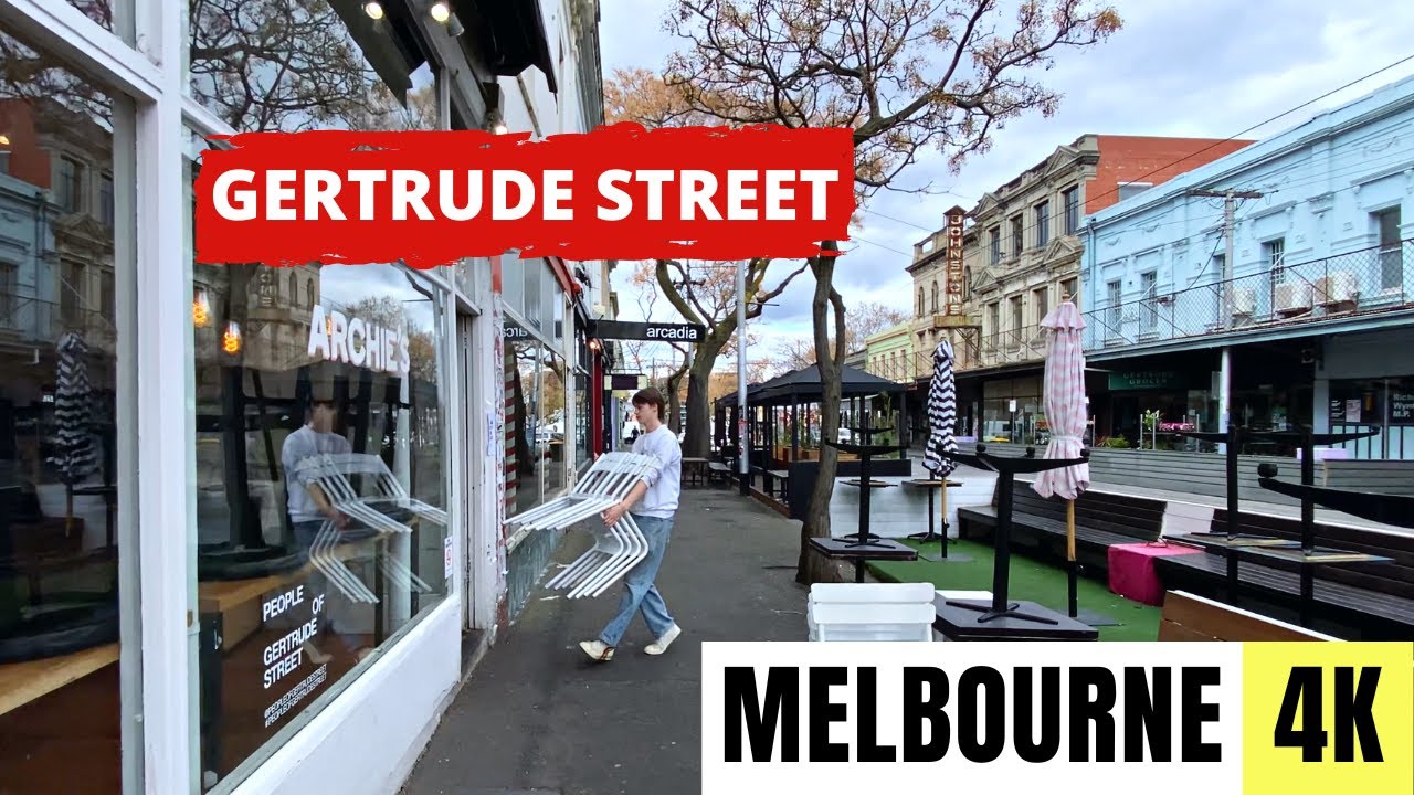 MELBOURNE, AUSTRALIA 🇦🇺 [4K] Gertrude & Smith Streets — Walking Tour