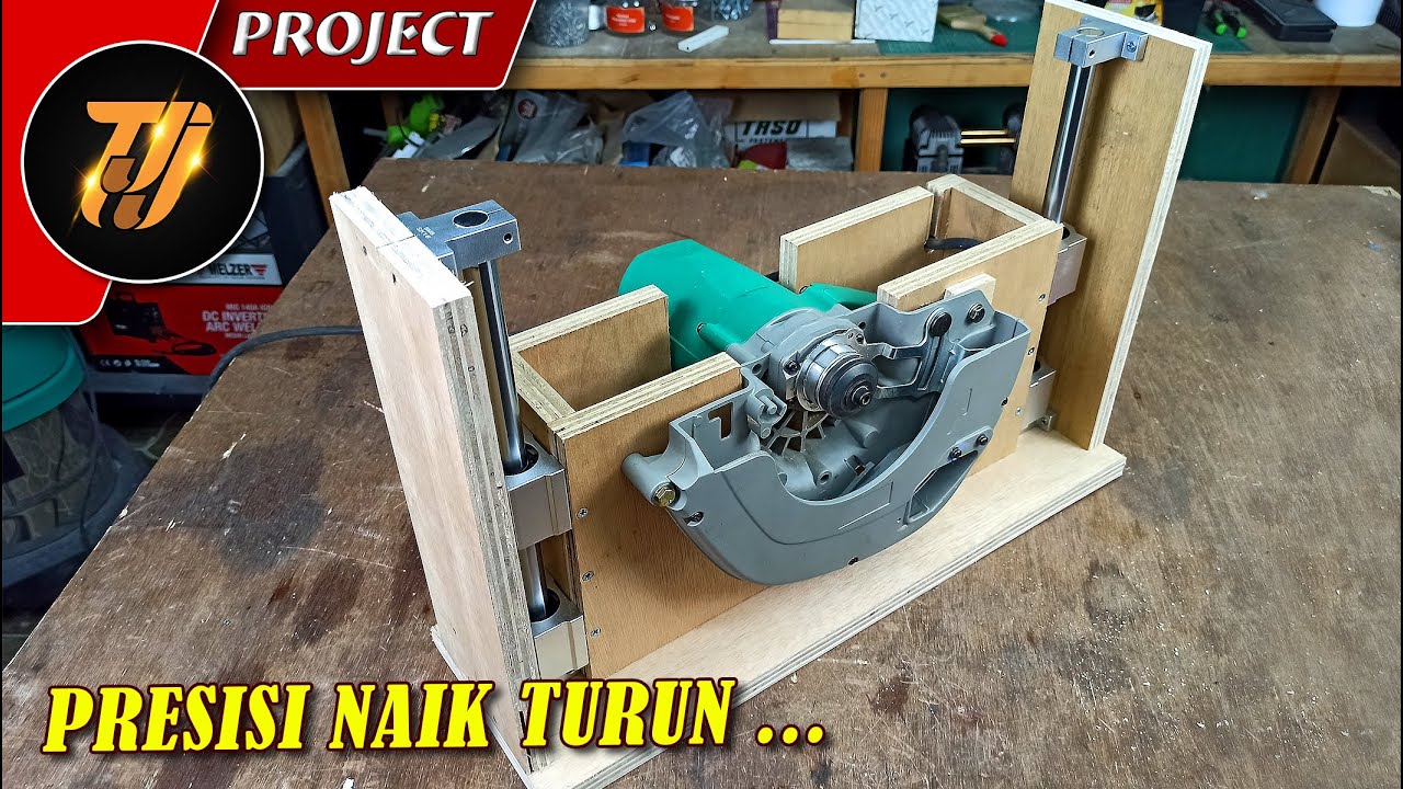 Bikin Table Saw Presisi dari circular saw // Part. 1 Sistem sliding naik turun