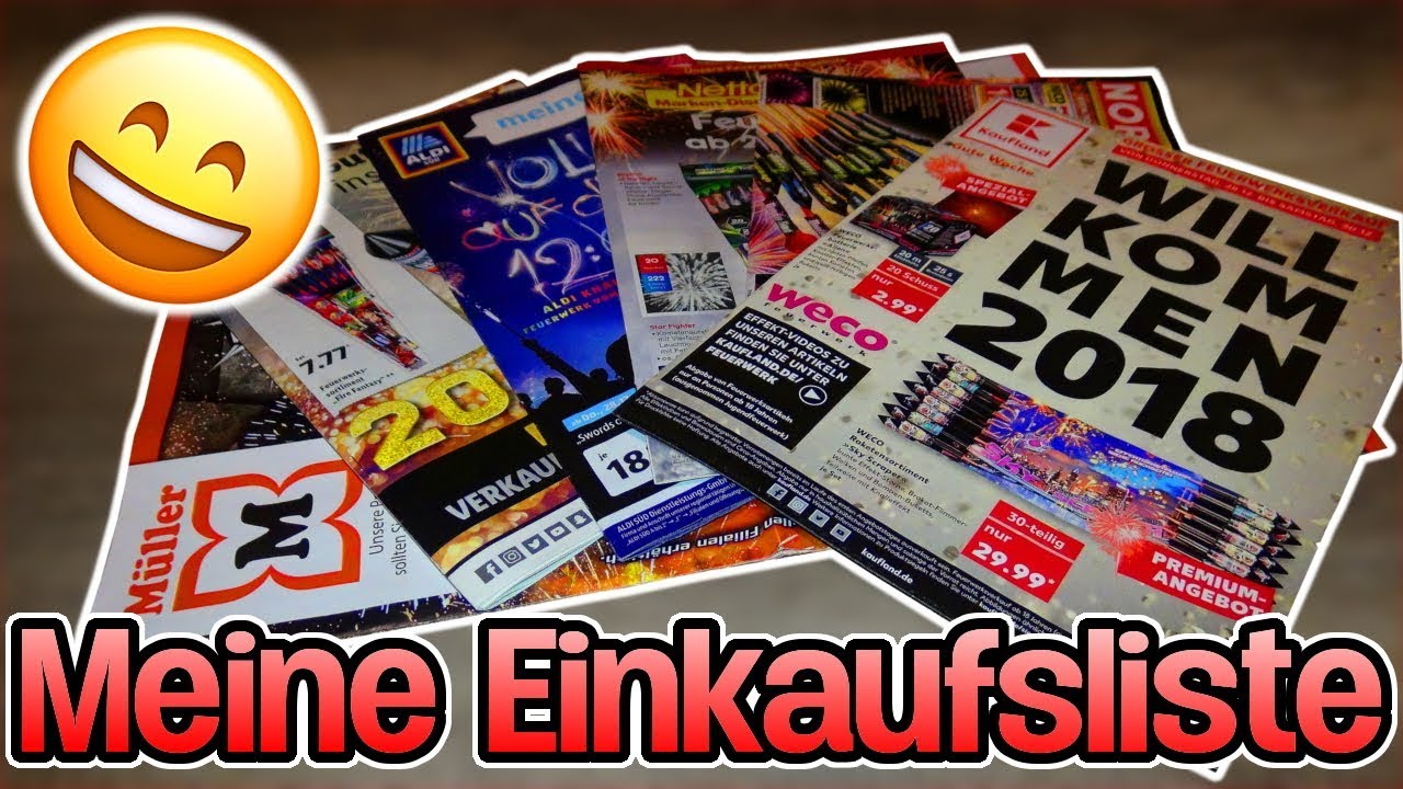 MEINE DISCOUNTER EINKAUFSLISTE 2017/2018