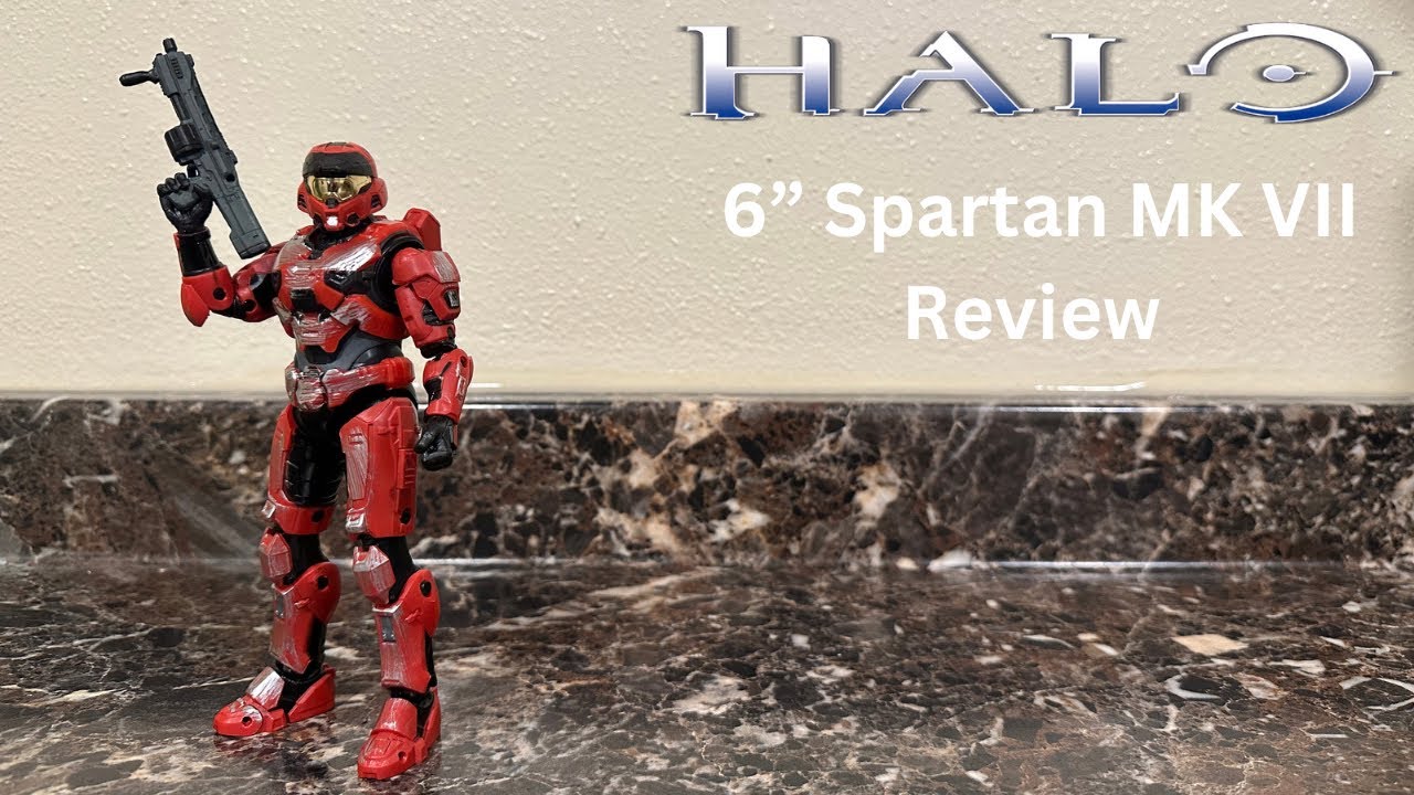 JAZWARES SPARTAN COLLECTION SPARTAN MK VII FIGURE REVIEW
