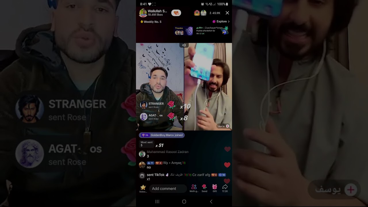 waliullah with yousaf big match funy vidieo of tiktok