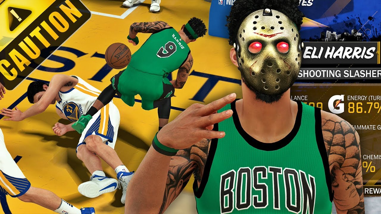 NBA 2K18 MyCAREER - NEW PLAYER BUILD IS A DEMON!! ENDED ZAZA CAREER WITH CONTACT DUNK!!