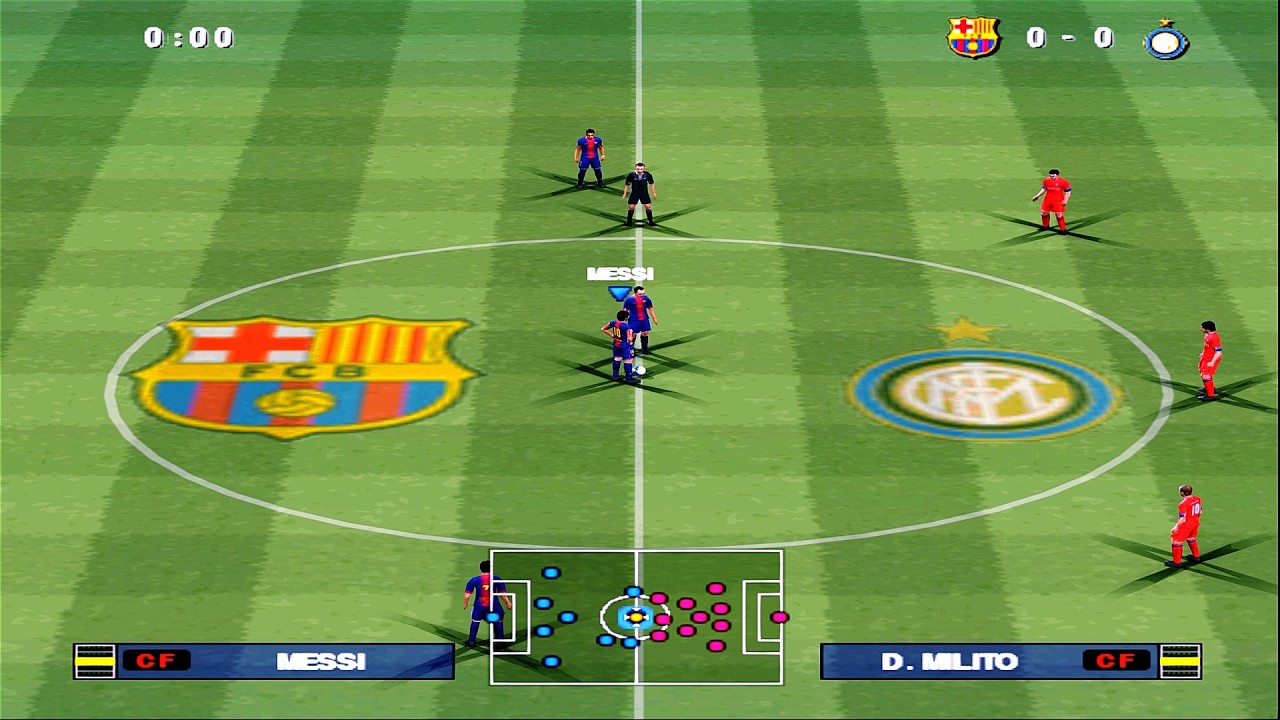 PES 2013 - Барселона против Интера | PS2
