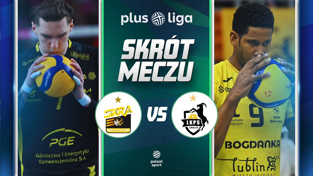 SKRÓT: PGE GIEK SKRA BEŁCHATÓW - BOGDANKA LUK LUBLIN | PLUSLIGA