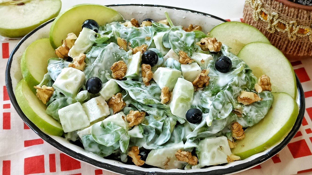 SEMİZOTUNUN BU HALİNE BAYILACAKSINIZ😋👌 Elmalı Semizotu Salatası 🍏 Yoğurtlu Semizotu Nasıl Yapılır?
