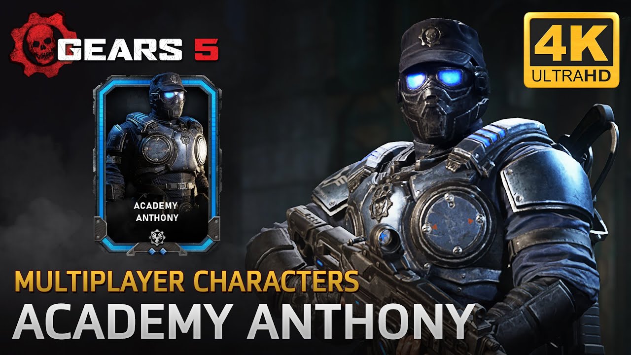 Gears 5 - Multiplayer Characters: Academy Anthony