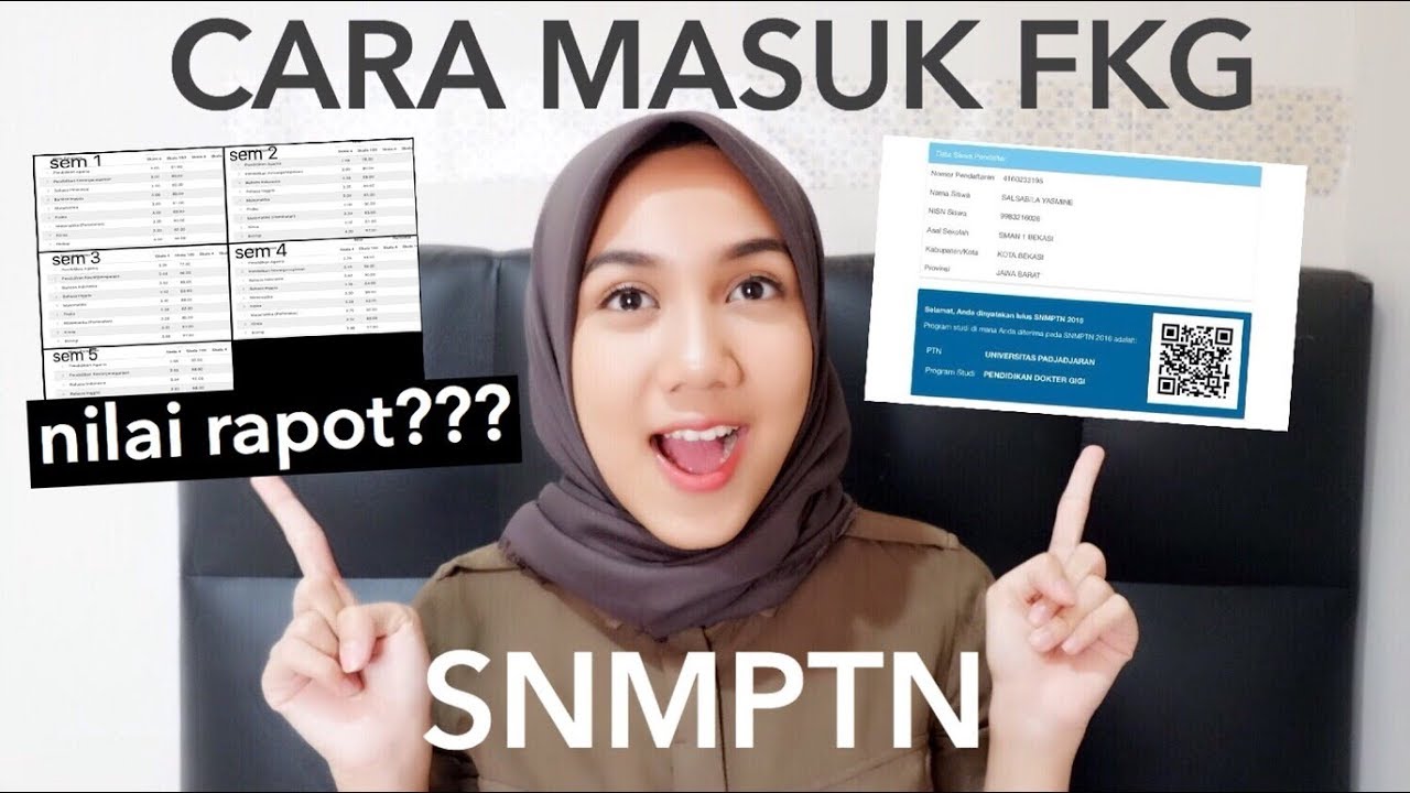 CARANYA MASUK FKG? TIPS MASUK SNMPTN |  Salsabila Yasmine