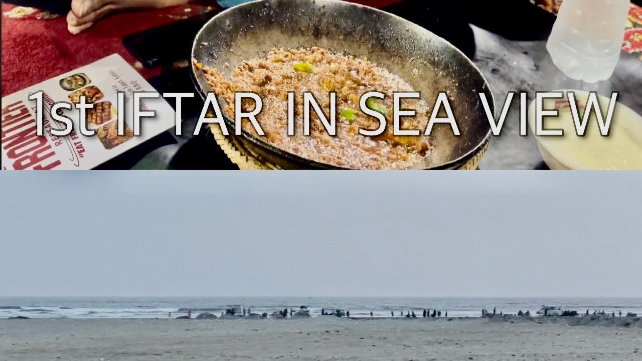 1st Iftar in sea view | iftar party | iftar vlog