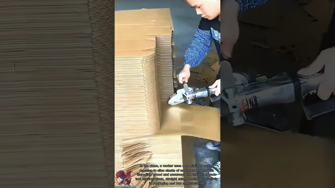 Super Fast Cardboard Cutting Machine || Boosting Work Efficiency