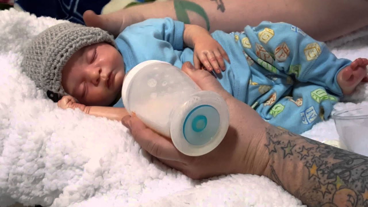 Bedtime! Sawyer! Feeding and changing Baby! Reborn Baby Doll! Night Routine!