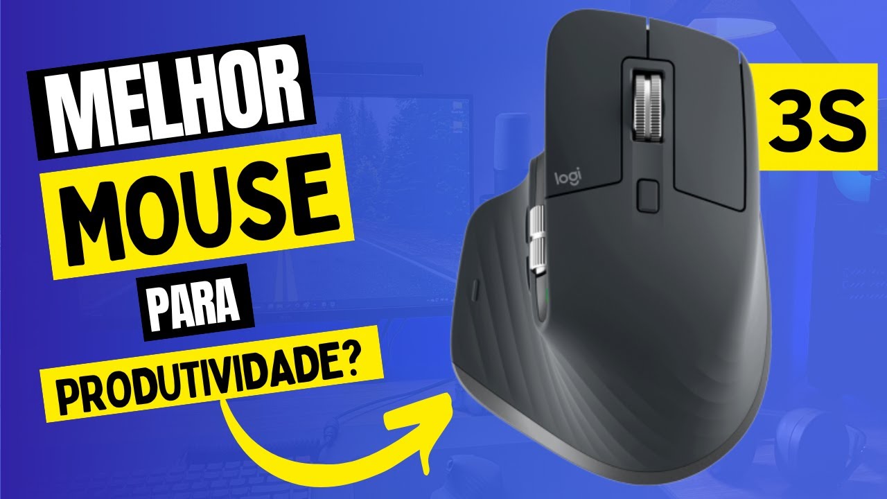 O mouse mais procurado para produtividade Logitech MX Master 3S, é Isso tudo?