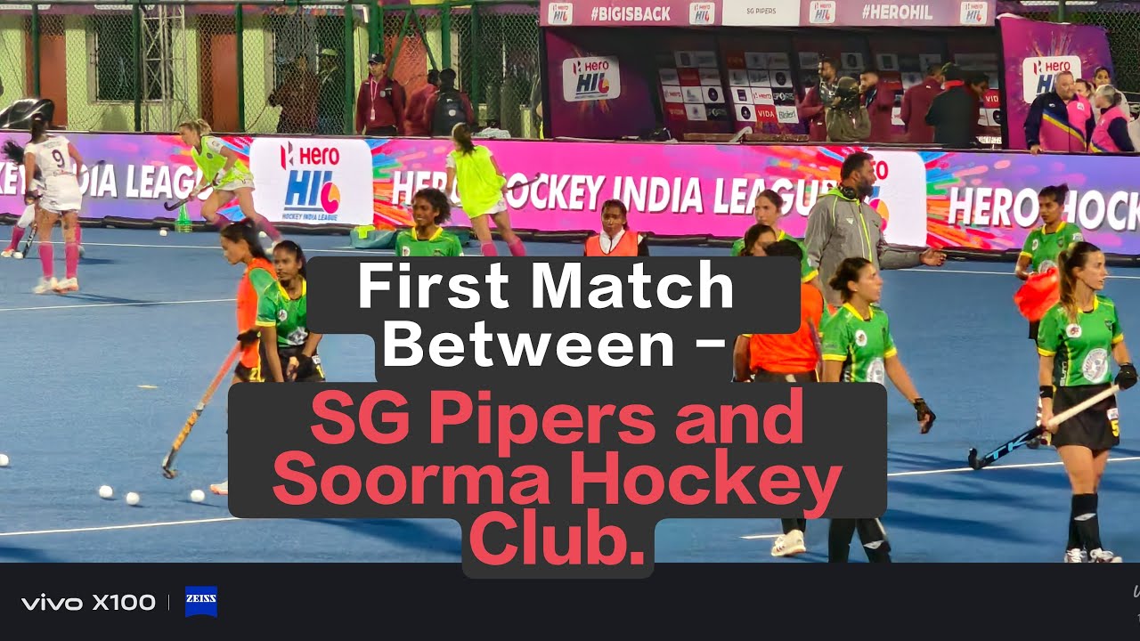 Hockey Match Start Between Sg Pipers and Soorma Hockey Club at Ranchi Stadium 28/12/2025