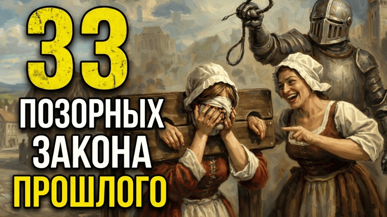 33 ПОЗОРНЫХ Закона Прошлого, Которые Унижали Людей Официально