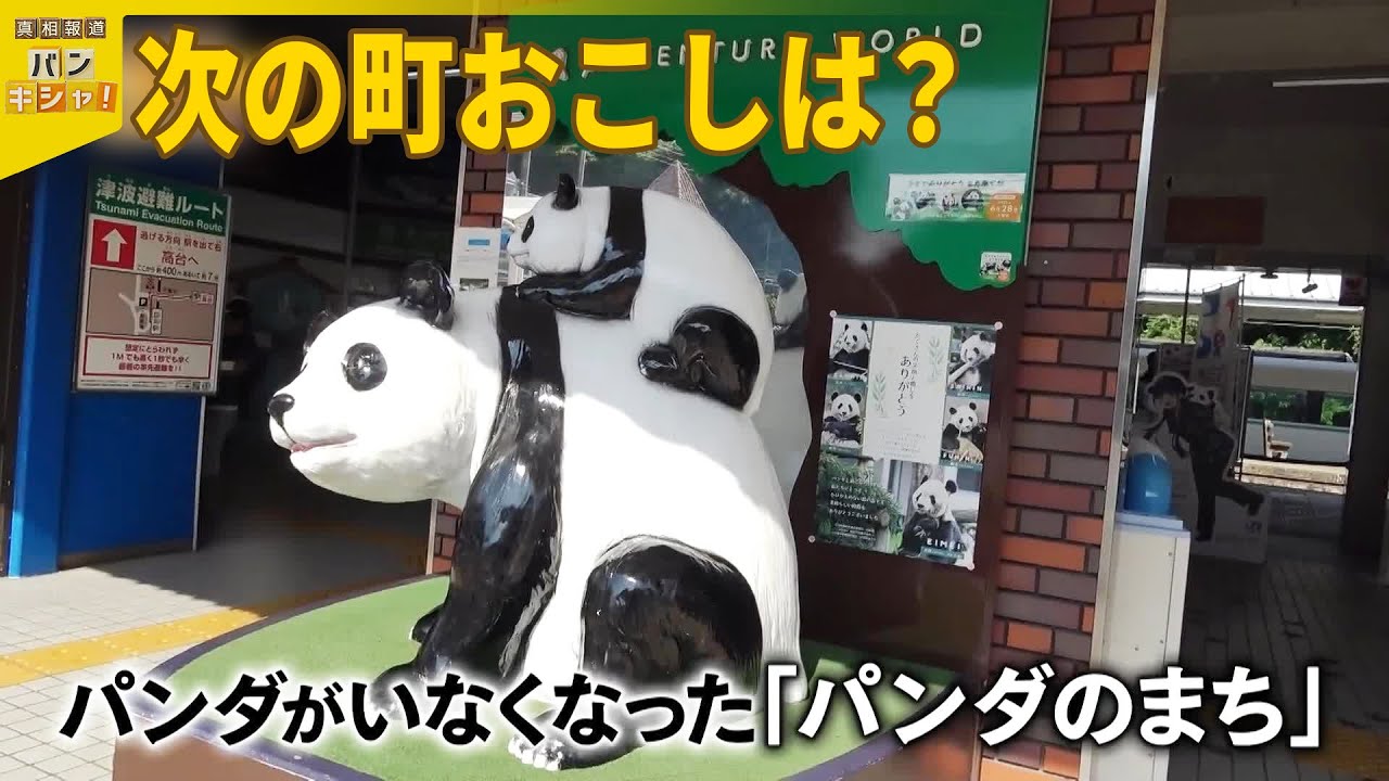 【“涙の別れ”】パンダがいなくなった町…その後は？『バンキシャ！』