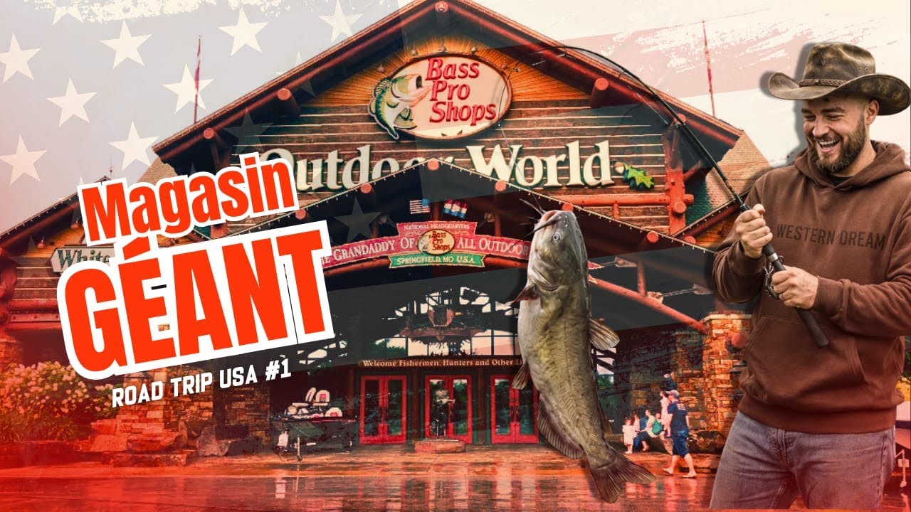 J’ai visité le Bass Pro Shops GÉANT aux USA #1 VLOG ROAD TRIP US  🇺🇸