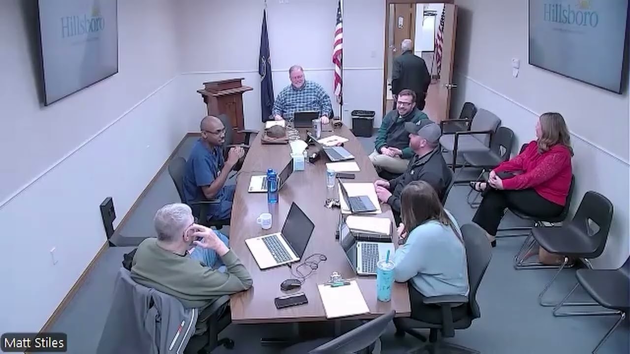 City of Hillsboro KS Regular Meeting 12-15-25