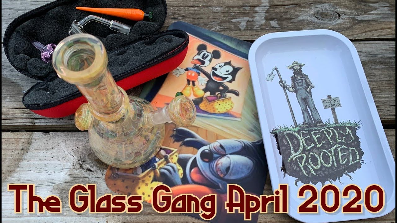 THE GLASS GANG | 4-20 BOX!! FIRST APRIL 2020 UNBOXING VIDEO!! HEADY GLASS!!
