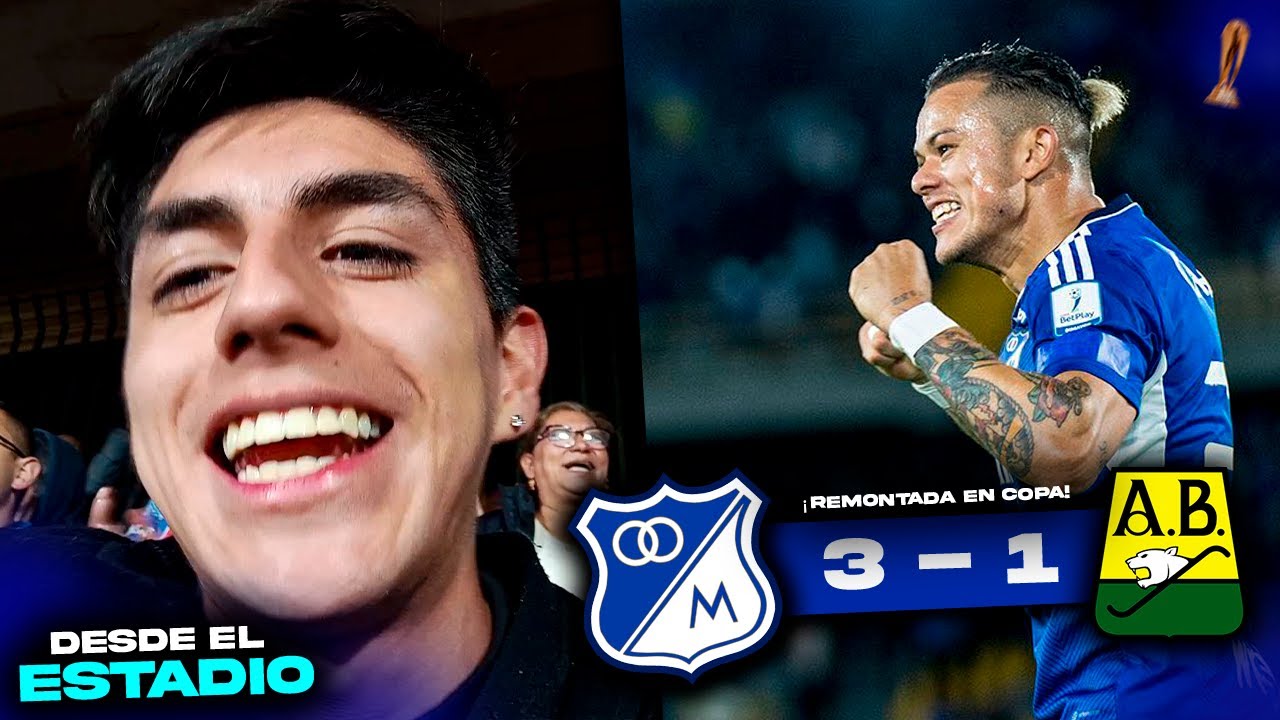 💙🔥Millonarios vs Bucaramanga 3-1 DESDE LA TRIBUNA Reacción Goles Y Resumen Copa betplay 2023 hoy