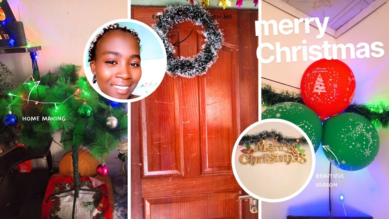 Vlog:❤️ Nairobi Slow Living//Christmas decoration//Cooking//KENYAN MOM 