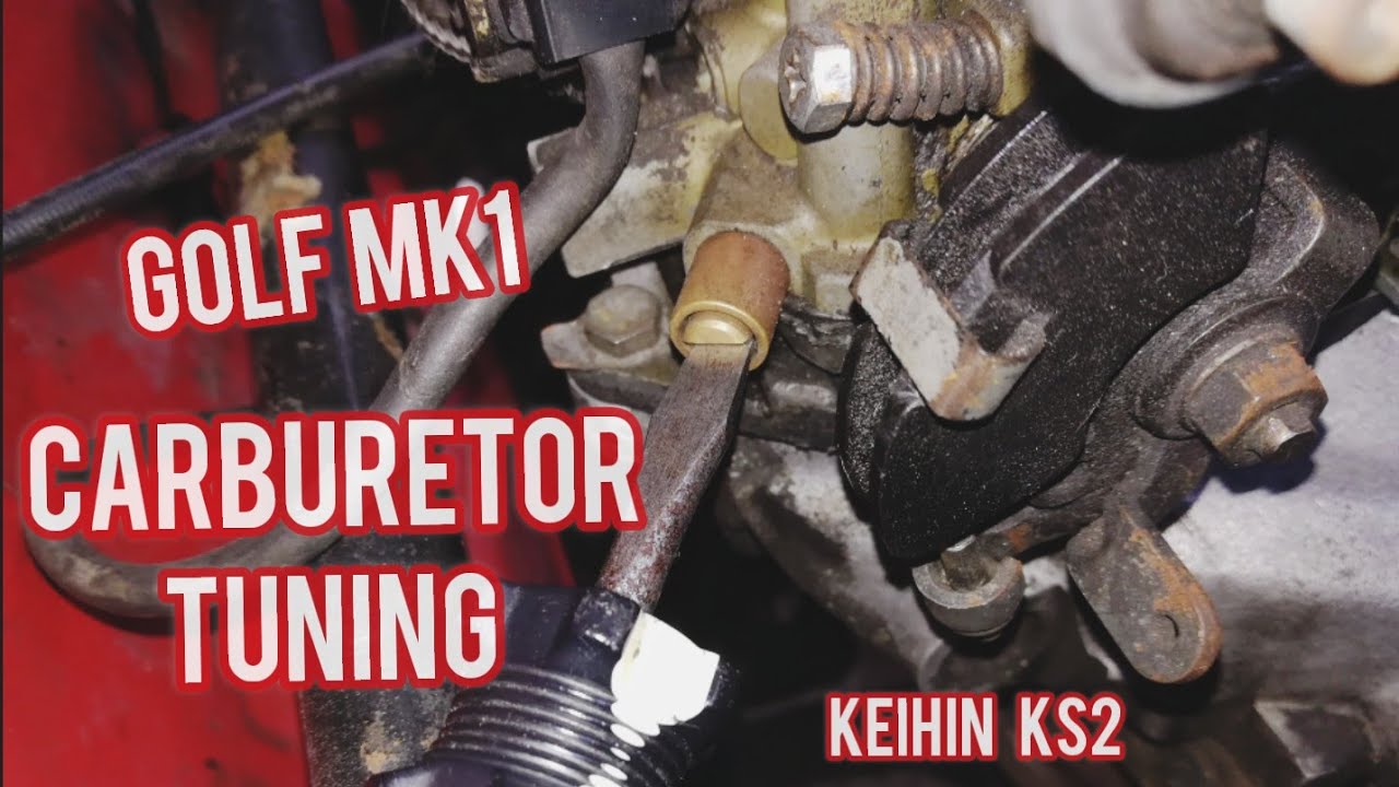 GOLF MK1. КАК НАСТРОИТЬ КАРБЮРАТОР (KS2). ТОПЛИВОВОЗДУШНАЯ СМЕСЬ. КАК ОТРЕГУЛИРОВАТЬ ВИНТ ХОЛОСТО...