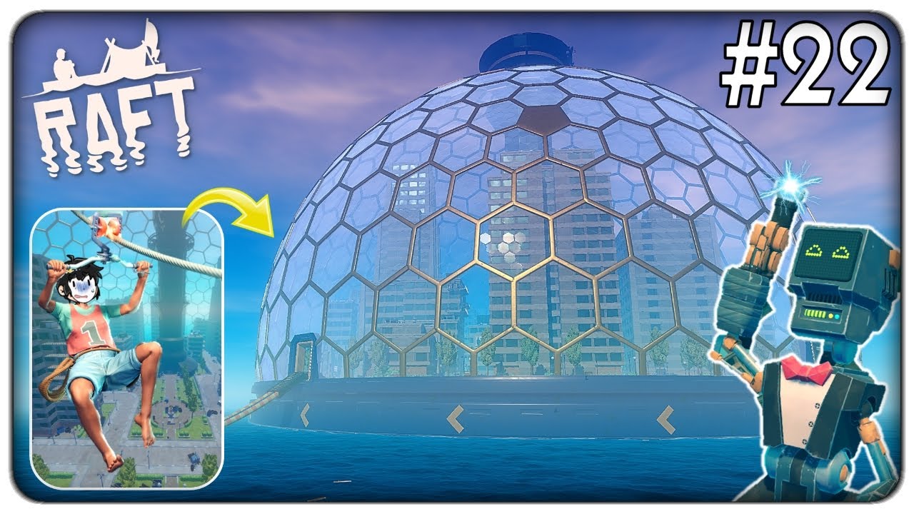 ESPLORIAMO LA CITTÀ GALLEGGIANTE DEL FUTURO E SCONFIGGIAMO I ROBOT RIBELLI | Raft (cap. 2) - ep. 22