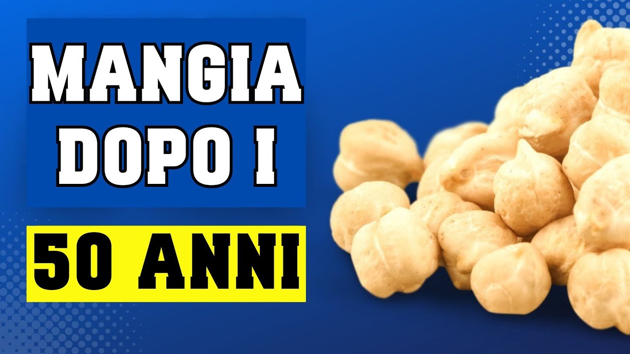 i 10 MIGLIORI alimenti da mangiare dopo i 50 anni (benefici anti-età!)