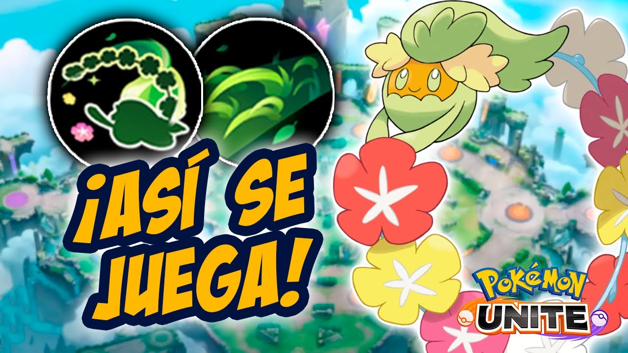 ¡APRENDE A JUGAR BIEN A COMFEY! 💐💚 CURA FLORAL Y HIERBA LAZO | POKEMON UNITE T20 | GUÍA  MASTER