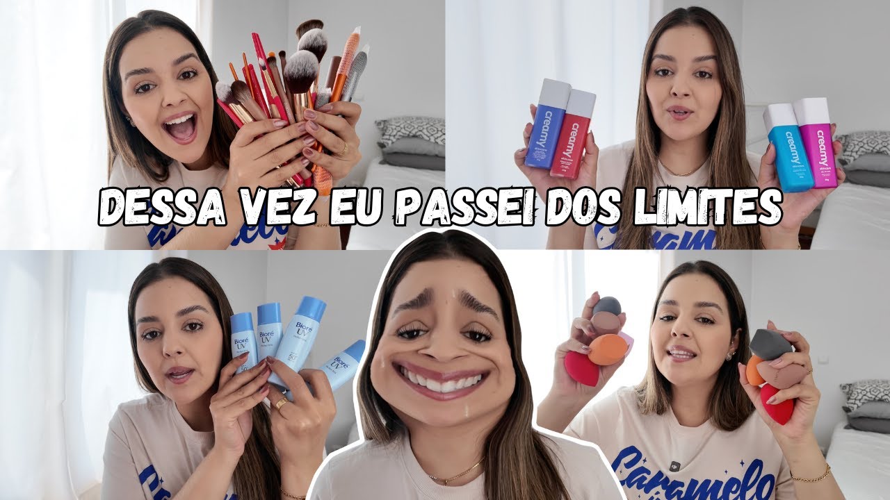 (PARTE II) EXAGEREI NAS COMPRINHAS DE MAKES E SKINCARE | Carolina Ferreira