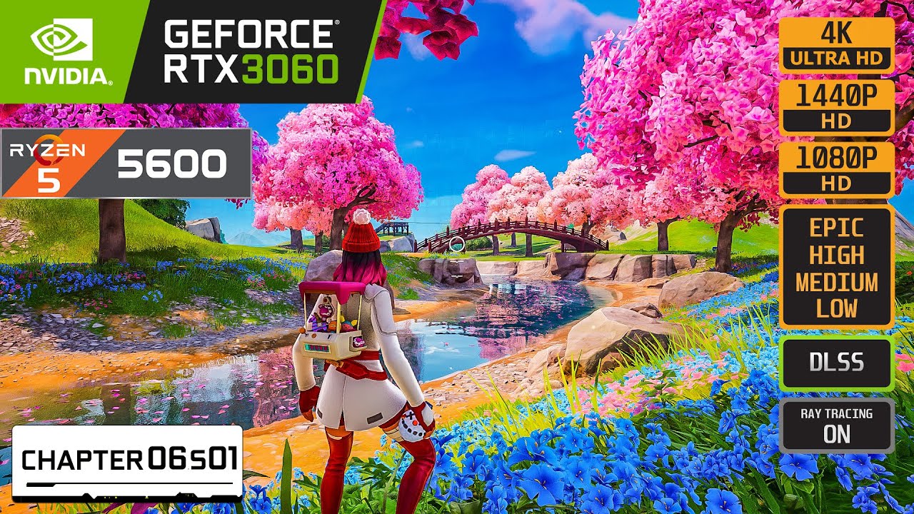 FORTNITE - RTX 3060 - RYZEN 5 5600