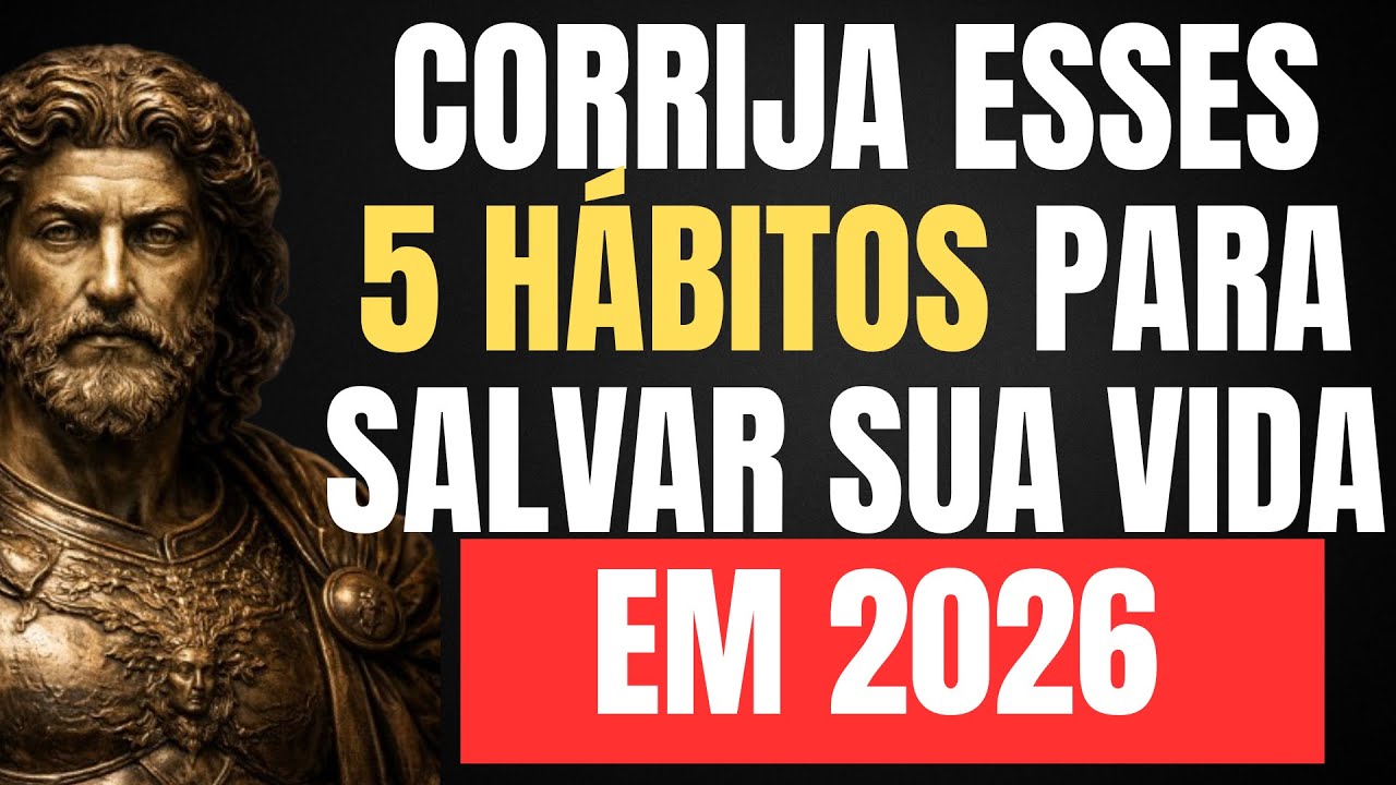 5 HÁBITOS QUE DESTRUIRÃO SUA VIDA EM 2026 — CORRIJA-OS AGORA | ESTOICISMO