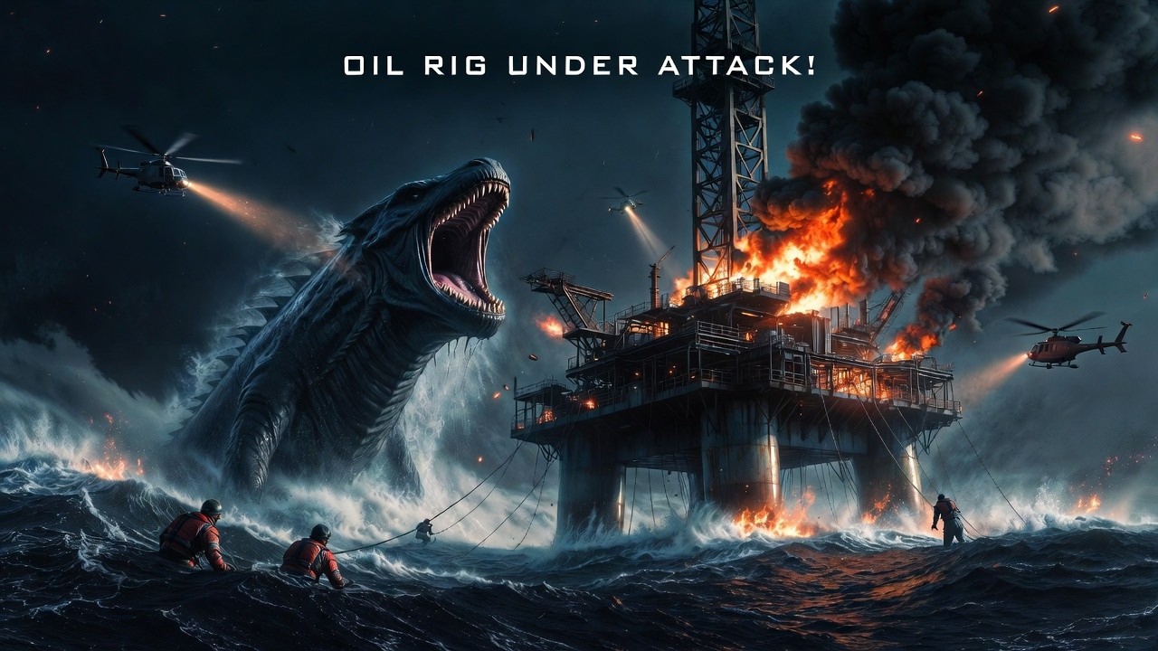 when the Ocean Monster Struck the Oil Rig