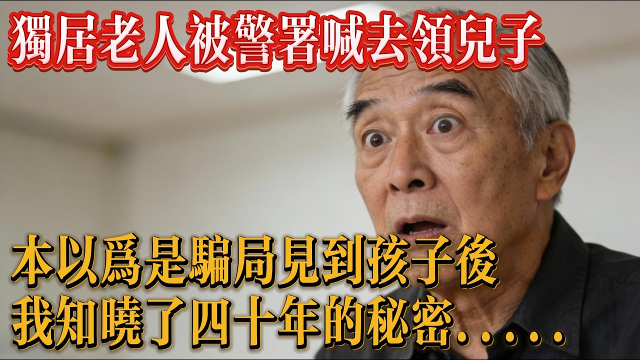 獨居老人被警署喊去領兒子，本來以為是騙局，見到孩子後我知曉了四十年的秘密#故事