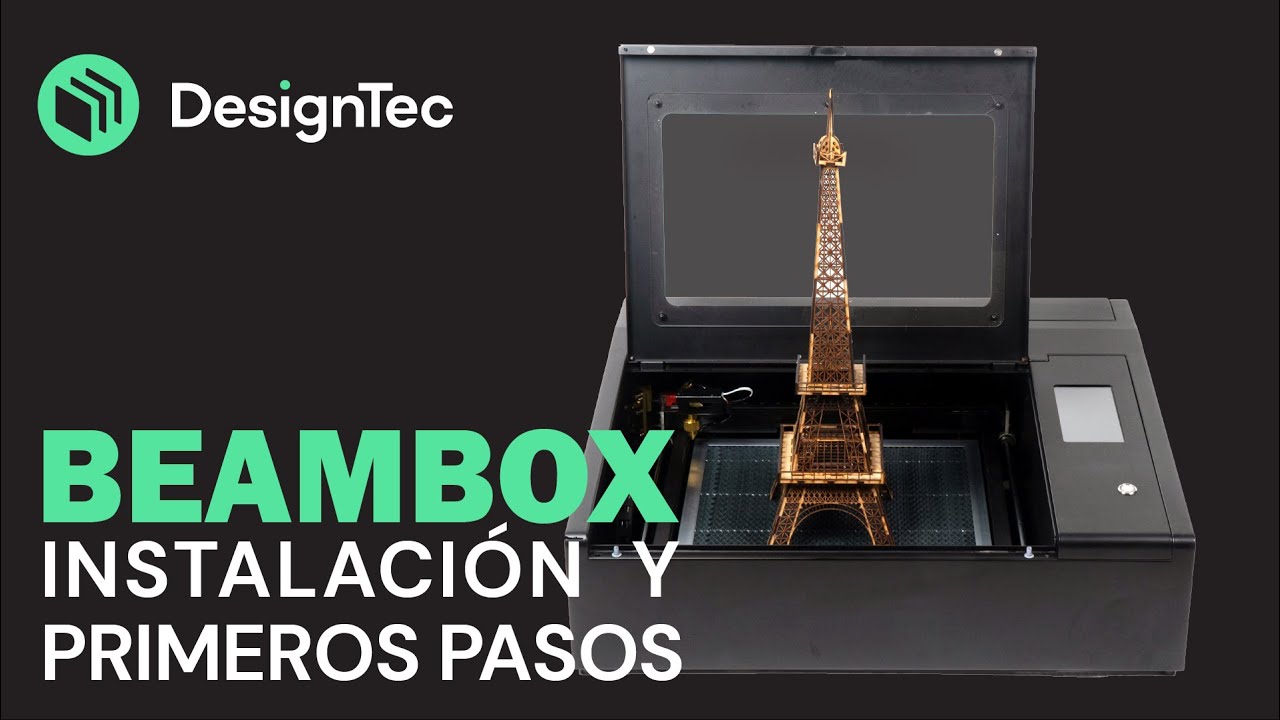 Cortadora láser FLUX Beambox - Instalación y primeros pasos