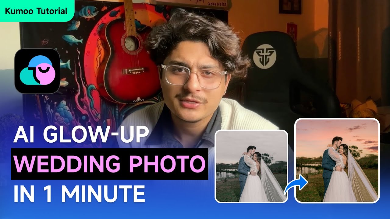 How to Create Dreamy Wedding Portraits with AI | Kumoo AI Retouch Tutorial