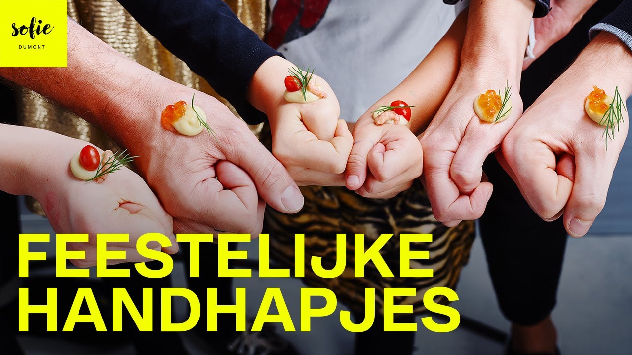 Feestelijke handhapjes met tomaat, garnaal en zalmeitjes 🍅🍤 | Sofie Dumont