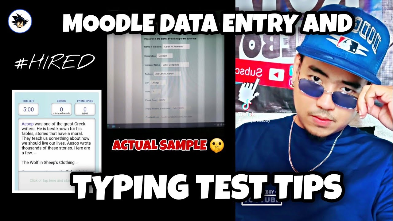 HOW TO PASS MOODLE AND TYPINGTEST | ACTUAL SCREENSHOT OF SAMPLES