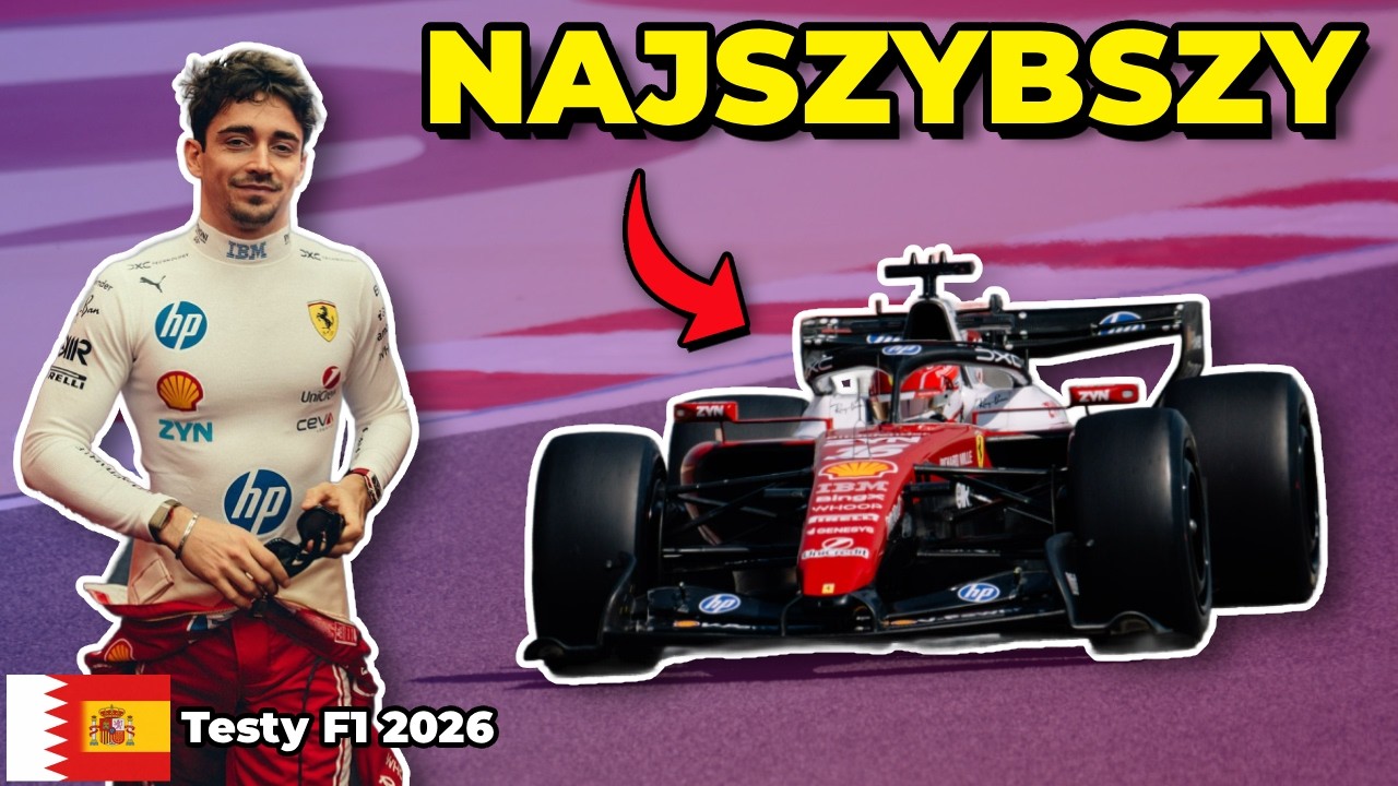 TESTY F1 2026 TO BYŁ CYRK. ALE WIEMY JUŻ NAJWAŻNIEJSZE!